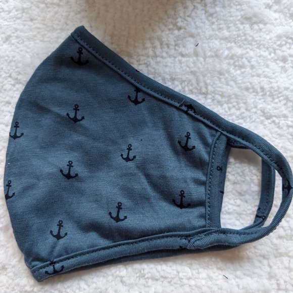 Set 4 Antibacterial Cotton Masks, Anchor design - Picture 5 of 6